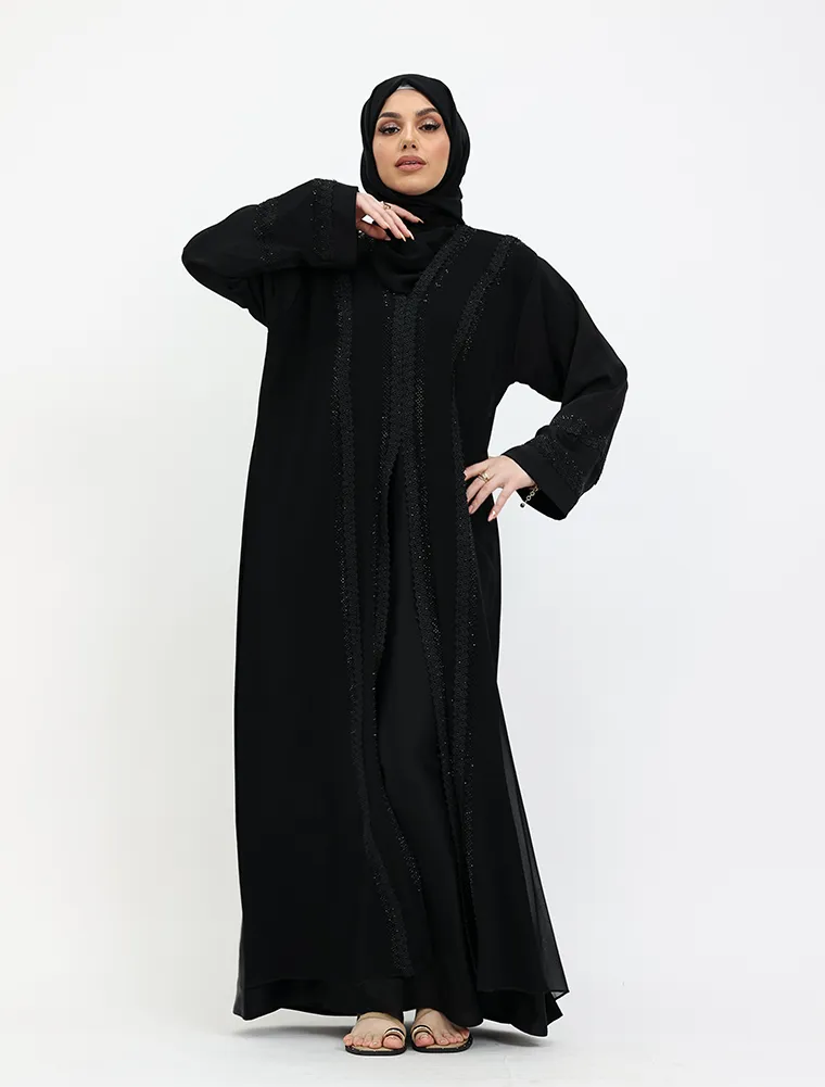 Black Noora Abaya